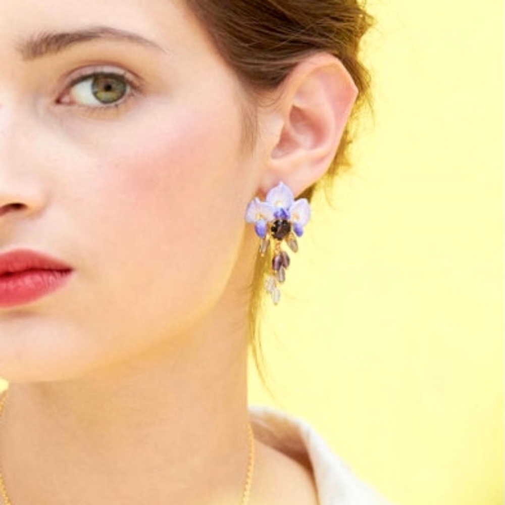 Wisteria earrings